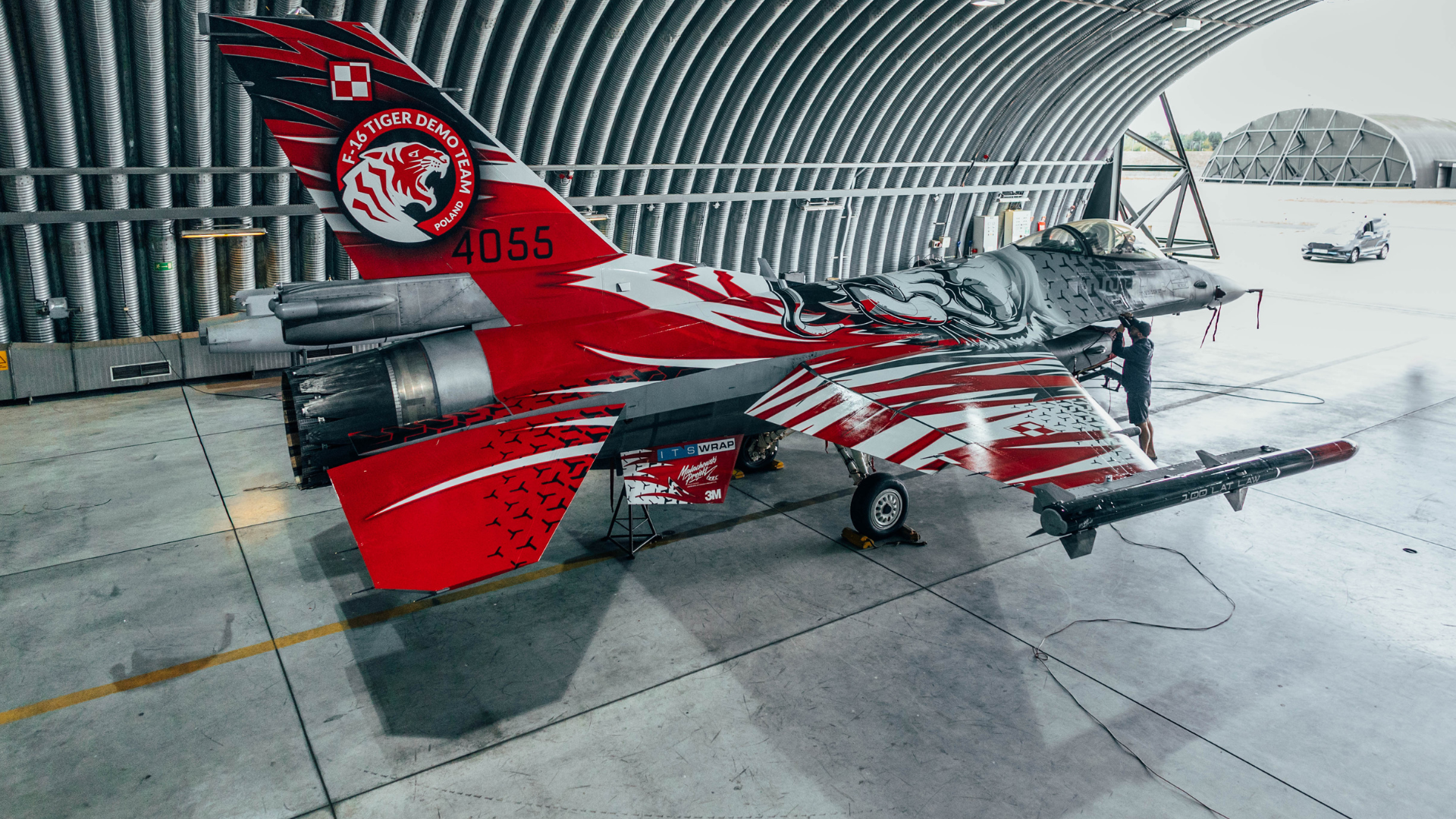 Myśliwoiec F-16 Tiger Demo Team Poland